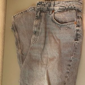 grey zara jeans